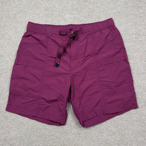 Uniqlo Mens Shorts Red Extra Large XL Belted Hybrid Chino Lightweight Adults - Picture 1 of 6